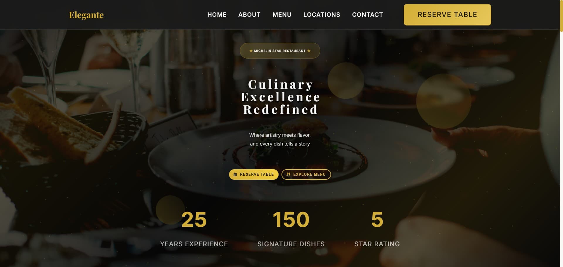 Elegante Restaurant Template